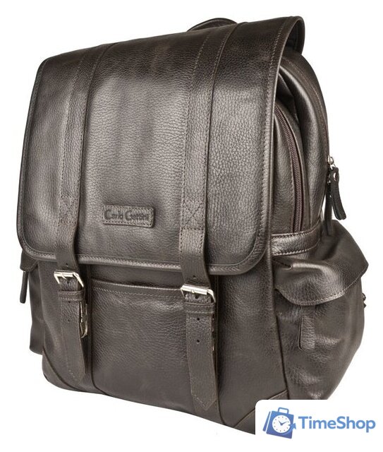 Городской рюкзак Carlo Gattini Montalbano Classico 3097-04 (темно-коричневый) - Изображение №1 — Интернет-магазин Time-Shop