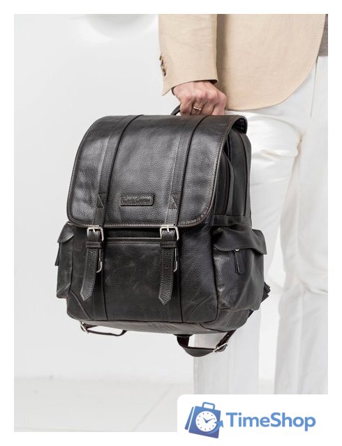 Городской рюкзак Carlo Gattini Montalbano Classico 3097-04 (темно-коричневый) - Изображение №7 — Интернет-магазин Time-Shop