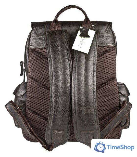Городской рюкзак Carlo Gattini Montalbano Classico 3097-04 (темно-коричневый) - Изображение №4 — Интернет-магазин Time-Shop