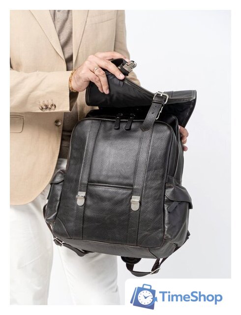 Городской рюкзак Carlo Gattini Montalbano Classico 3097-04 (темно-коричневый) - Изображение №10 — Интернет-магазин Time-Shop