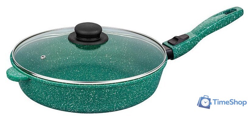 Сковорода Elan Gallery Гармония вкуса 120649 (изумруд) - Изображение №1 — Интернет-магазин Time-Shop