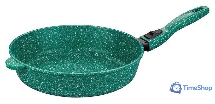 Сковорода Elan Gallery Гармония вкуса 120649 (изумруд) - Изображение №2 — Интернет-магазин Time-Shop