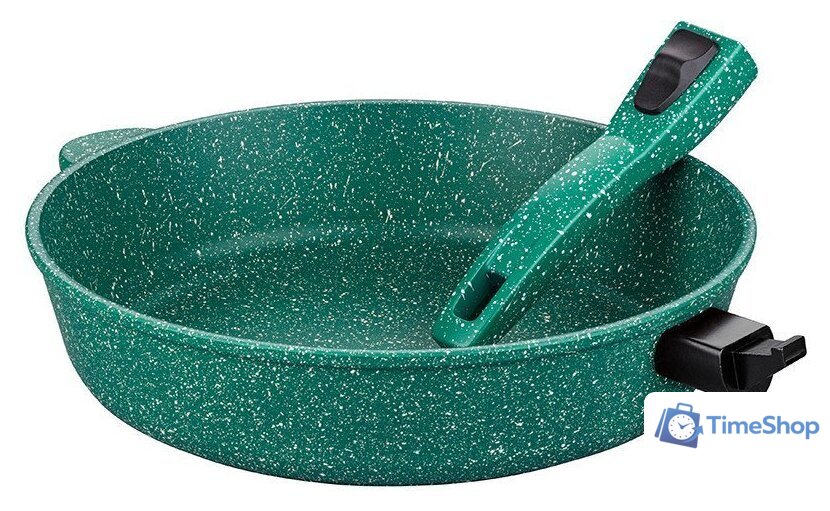 Сковорода Elan Gallery Гармония вкуса 120649 (изумруд) - Изображение №3 — Интернет-магазин Time-Shop
