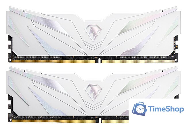Оперативная память Netac Shadow II White 2x8ГБ DDR4 3200 МГц NTSWD4P32DP-16W - Изображение №1 — Интернет-магазин Time-Shop