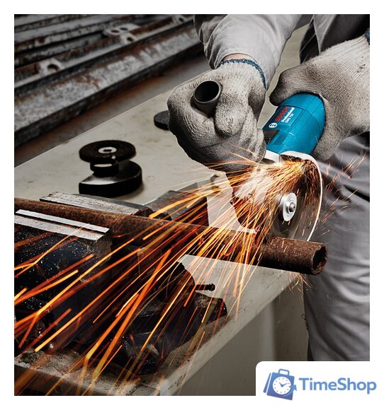 Угловая шлифмашина Bosch GWS 750-125 Professional [0601394001] - Изображение №4 — Интернет-магазин Time-Shop