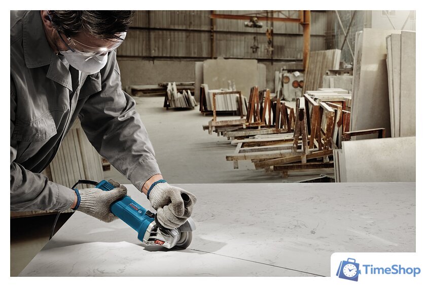 Угловая шлифмашина Bosch GWS 750-125 Professional [0601394001] - Изображение №2 — Интернет-магазин Time-Shop