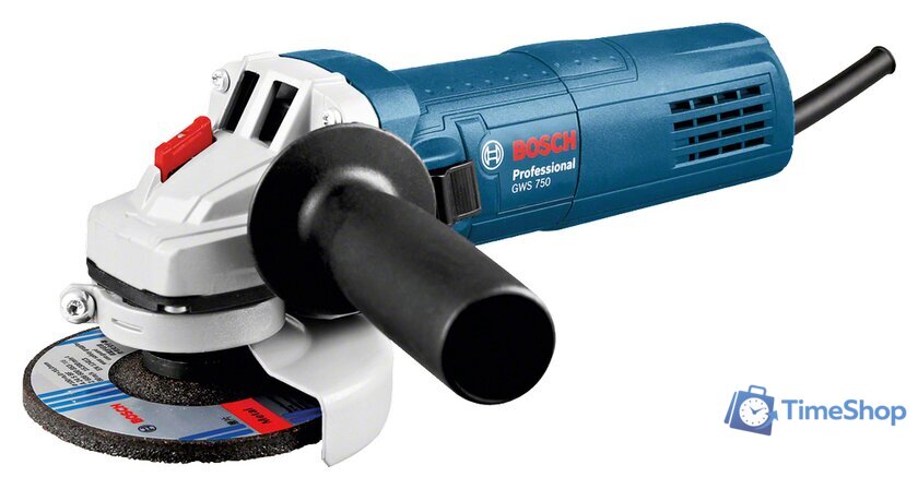 Угловая шлифмашина Bosch GWS 750-125 Professional [0601394001] - Изображение №1 — Интернет-магазин Time-Shop