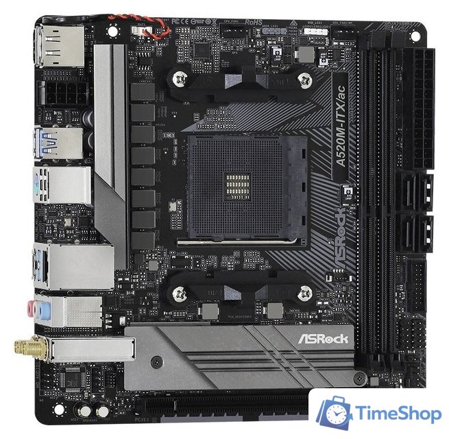 Материнская плата ASRock A520M-ITX/ac - Изображение №3 — Интернет-магазин Time-Shop