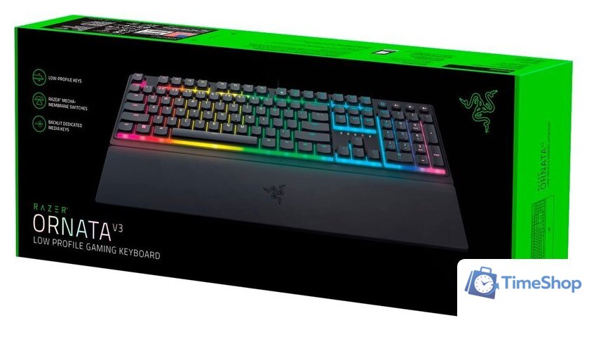 Клавиатура Razer Ornata V3 (нет кириллицы) - Изображение №8 — Интернет-магазин Time-Shop