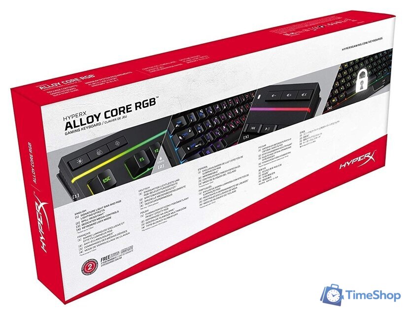 Клавиатура HyperX Alloy Core RGB - Изображение №7 — Интернет-магазин Time-Shop