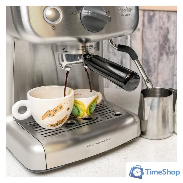 Рожковая кофеварка Breville VCF125X - Изображение №8 — Интернет-магазин Time-Shop