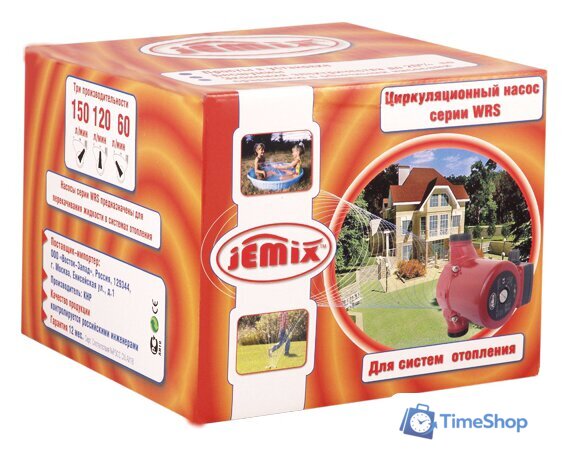 Циркуляционный насос Jemix WRS-25/8-180 - Изображение №4 — Интернет-магазин Time-Shop