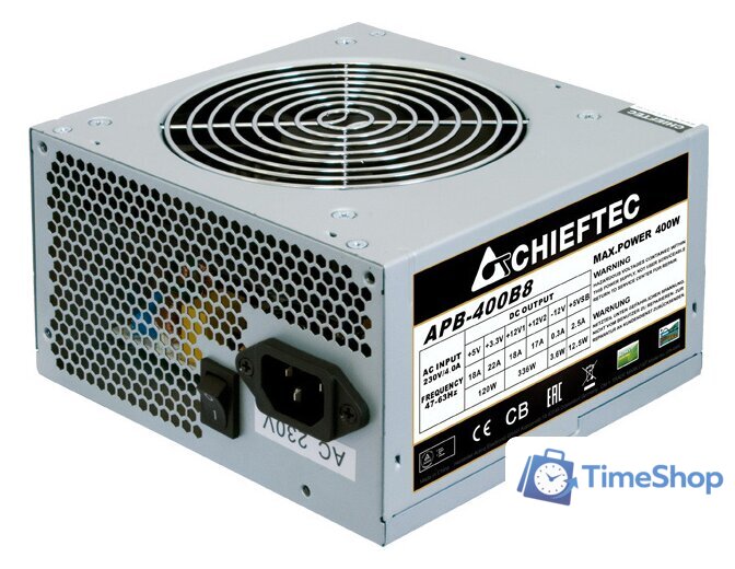 Блок питания Chieftec Value APB-400B8 - Изображение №1 — Интернет-магазин Time-Shop