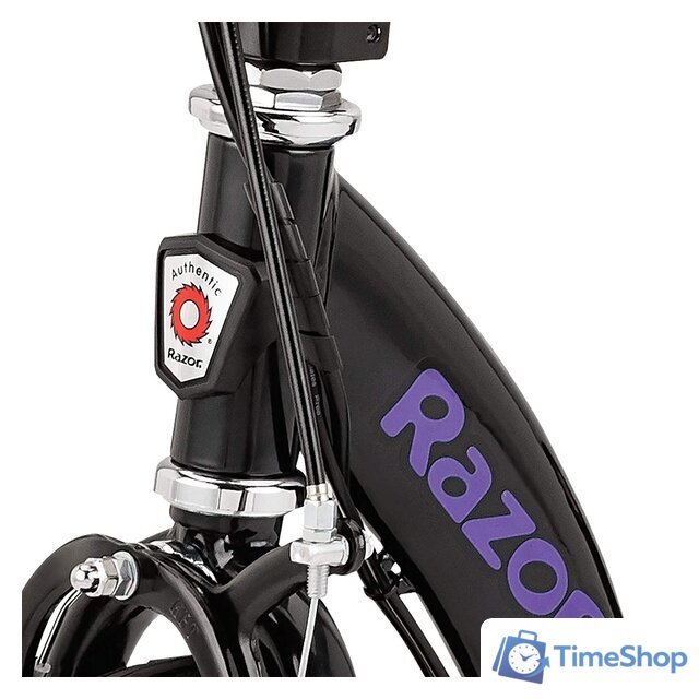 Электросамокат Razor Power Core E100 (алюминиевая дека, фиолетовый) - Изображение №6 — Интернет-магазин Time-Shop