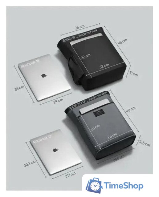 Городской рюкзак Gaston Luga Splаsh 2.0 16'' (мятный) - Изображение №6 — Интернет-магазин Time-Shop