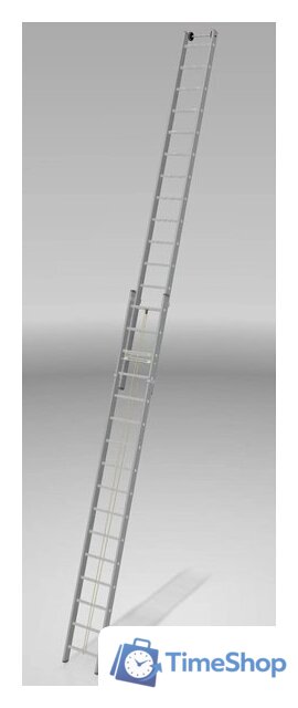 Лестница Новая высота NV 524 двухсекционная с тросовой тягой 2x16 ступеней - Изображение №2 — Интернет-магазин Time-Shop