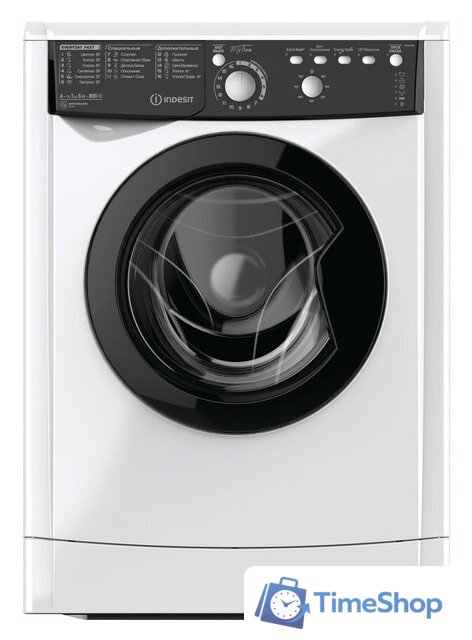 Стиральная машина Indesit EWSB 5085 BK CIS - Изображение №1 — Интернет-магазин Time-Shop