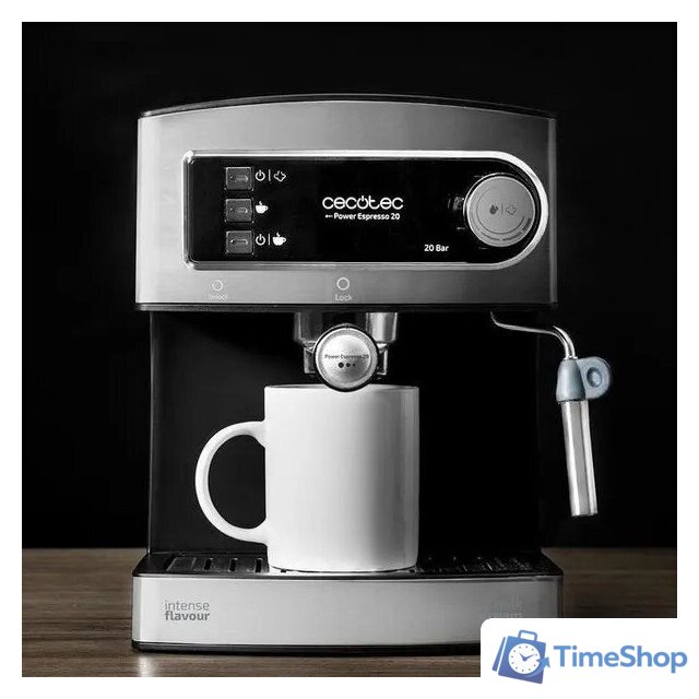 Рожковая кофеварка Cecotec Power Espresso 20 - Изображение №2 — Интернет-магазин Time-Shop