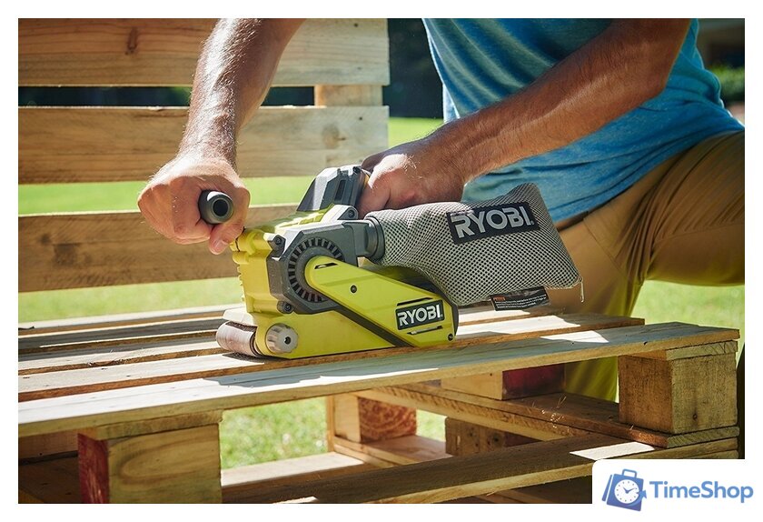 Ленточная шлифмашина Ryobi R18BS-0 5133002916 (без АКБ) - Изображение №2 — Интернет-магазин Time-Shop