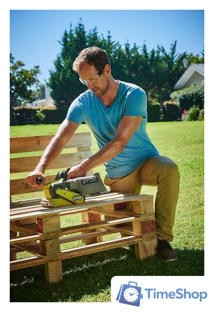 Ленточная шлифмашина Ryobi R18BS-0 5133002916 (без АКБ) - Изображение №3 — Интернет-магазин Time-Shop