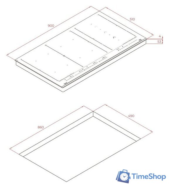 Варочная панель TEKA IZF 99700 MST (черный) - Изображение №10 — Интернет-магазин Time-Shop