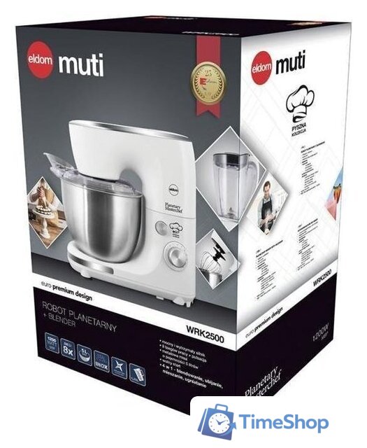 Планетарный миксер Eldom WRK2500 muti - Изображение №6 — Интернет-магазин Time-Shop