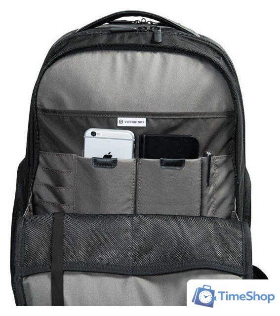 Городской рюкзак Victorinox Altmont Professional Essential Laptop 15 602154 (черный) - Изображение №6 — Интернет-магазин Time-Shop