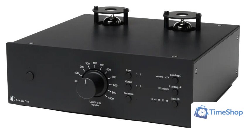 MM/MC фонокорректор Pro-Ject Tube Box DS2 (черный) - Изображение №1 — Интернет-магазин Time-Shop