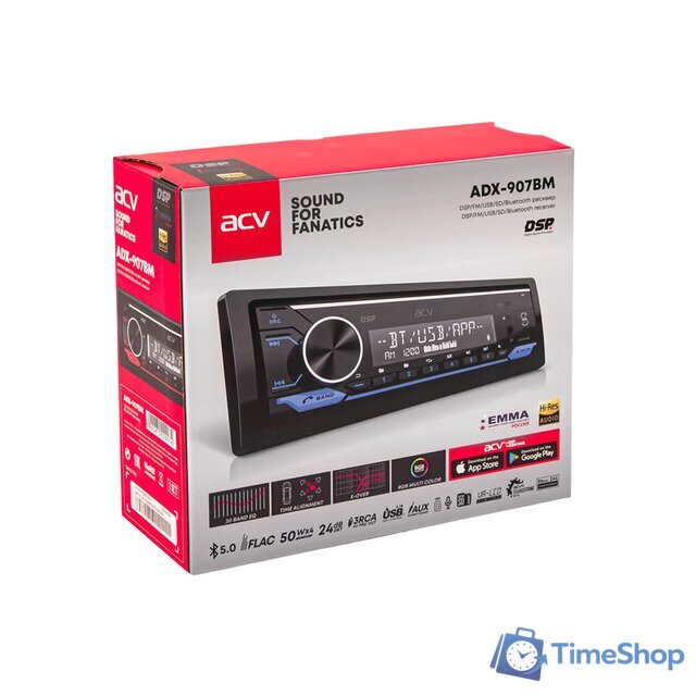 USB-магнитола ACV ADX-907BM DSP - Изображение №8 — Интернет-магазин Time-Shop