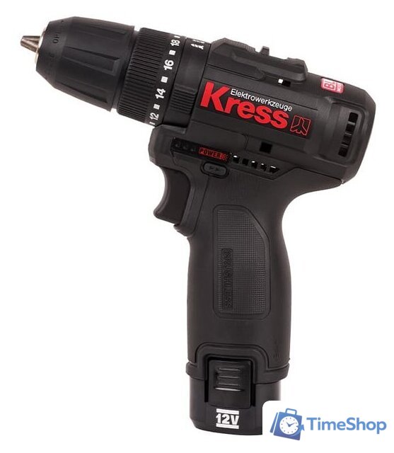 Ударная дрель-шуруповерт Kress KU362.2 (с 2-мя АКБ, сумка) - Изображение №1 — Интернет-магазин Time-Shop
