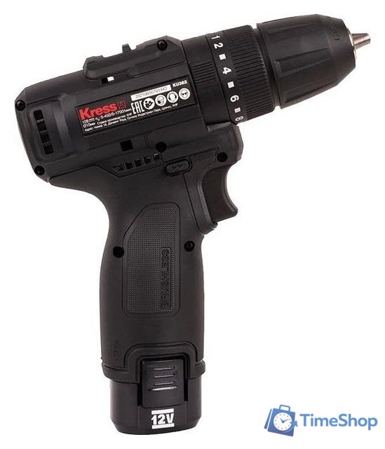 Ударная дрель-шуруповерт Kress KU362.2 (с 2-мя АКБ, сумка) - Изображение №2 — Интернет-магазин Time-Shop