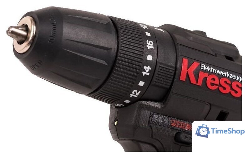 Ударная дрель-шуруповерт Kress KU362.2 (с 2-мя АКБ, сумка) - Изображение №5 — Интернет-магазин Time-Shop