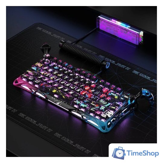 Клавиатура Gravastar Mercury V75 Pro Special Edition Neon Graffiti (GravaStar x Gateron Magnetic Jade Pro) - Изображение №11 — Интернет-магазин Time-Shop
