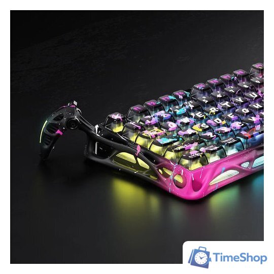 Клавиатура Gravastar Mercury V75 Pro Special Edition Neon Graffiti (GravaStar x Gateron Magnetic Jade Pro) - Изображение №7 — Интернет-магазин Time-Shop