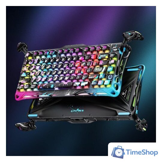 Клавиатура Gravastar Mercury V75 Pro Special Edition Neon Graffiti (GravaStar x Gateron Magnetic Jade Pro) - Изображение №5 — Интернет-магазин Time-Shop
