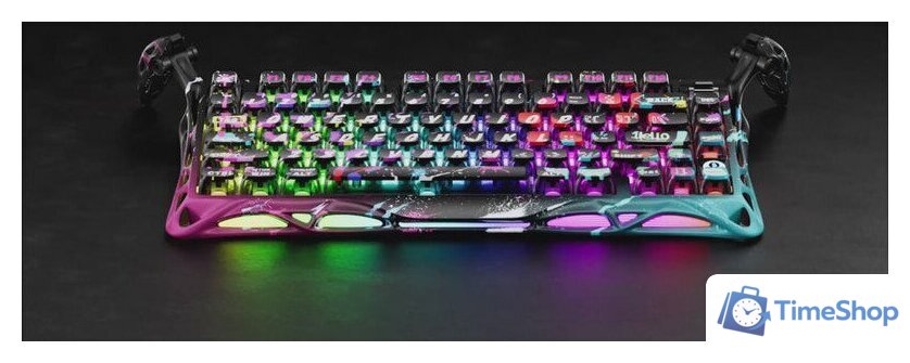 Клавиатура Gravastar Mercury V75 Pro Special Edition Neon Graffiti (GravaStar x Gateron Magnetic Jade Pro) - Изображение №3 — Интернет-магазин Time-Shop