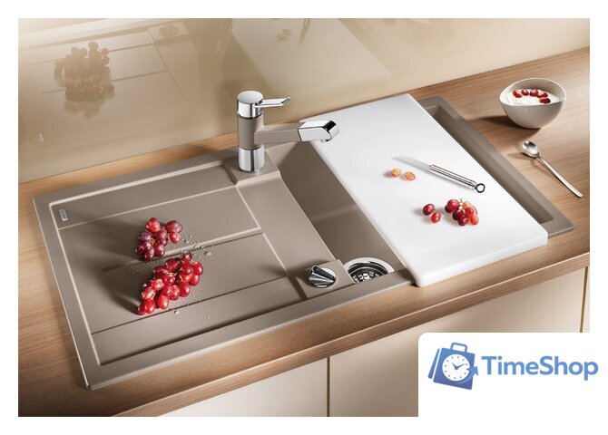 Кухонная мойка Blanco Metra 5 S (серый беж) [517348] - Изображение №2 — Интернет-магазин Time-Shop