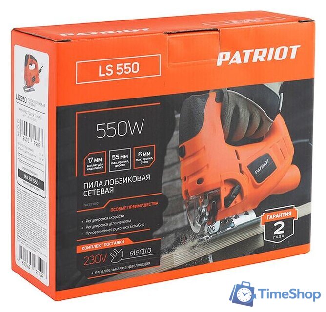 Электролобзик Patriot LS 550 - Изображение №9 — Интернет-магазин Time-Shop