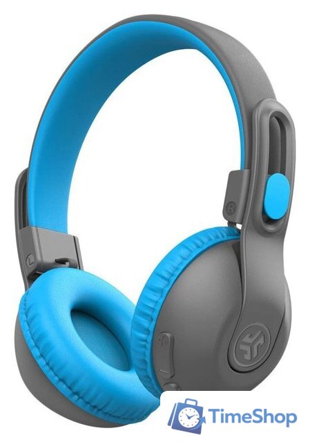 Наушники JLab JBuddies Studio 2 Wireless (серый/синий) - Изображение №1 — Интернет-магазин Time-Shop