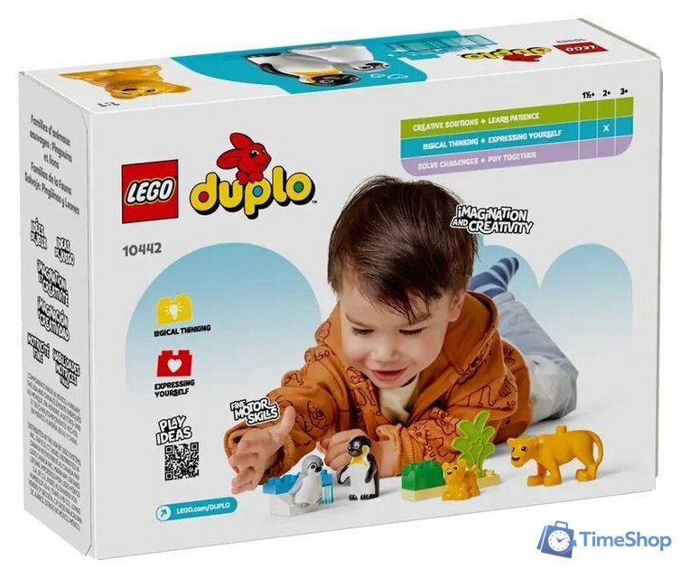 Конструктор LEGO Duplo Семейства диких животных: Пингвины и Львы 10442 - Изображение №1 — Интернет-магазин Time-Shop
