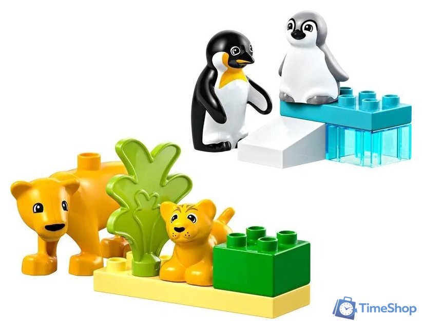 Конструктор LEGO Duplo Семейства диких животных: Пингвины и Львы 10442 - Изображение №2 — Интернет-магазин Time-Shop