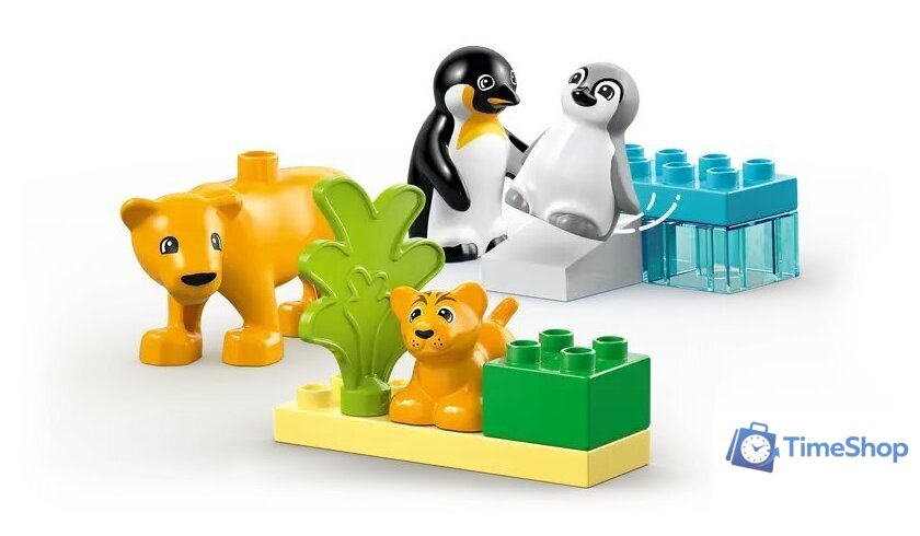 Конструктор LEGO Duplo Семейства диких животных: Пингвины и Львы 10442 - Изображение №3 — Интернет-магазин Time-Shop