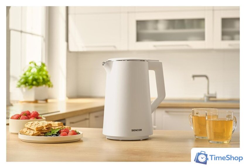 Электрический чайник Sencor SWK 0550WH - Изображение №11 — Интернет-магазин Time-Shop