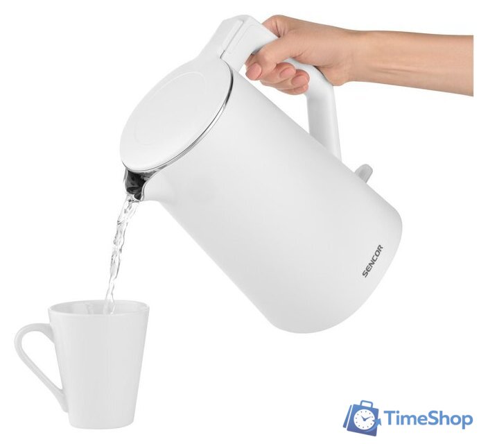 Электрический чайник Sencor SWK 0550WH - Изображение №8 — Интернет-магазин Time-Shop