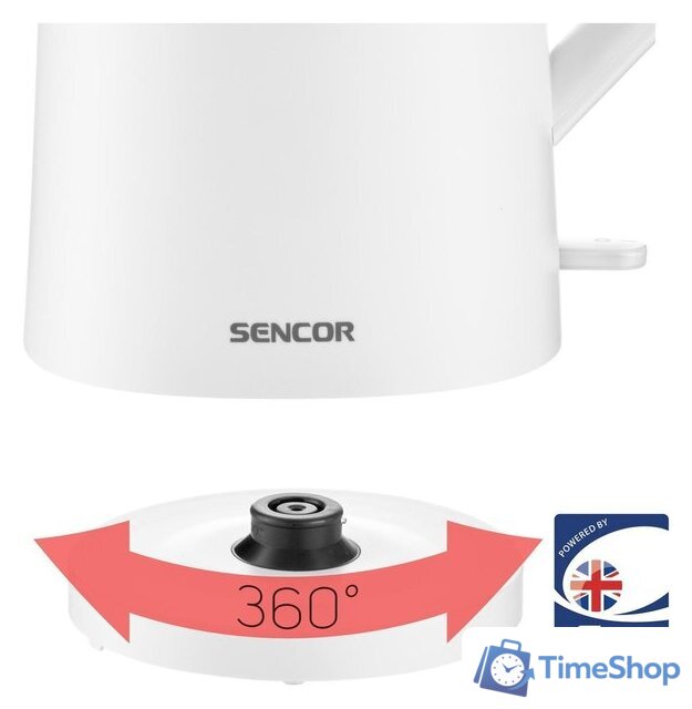 Электрический чайник Sencor SWK 0550WH - Изображение №5 — Интернет-магазин Time-Shop