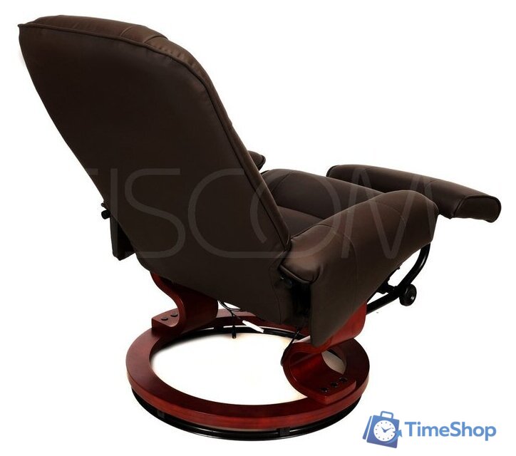 Массажное кресло Calviano 1583 (коричневый) - Изображение №5 — Интернет-магазин Time-Shop