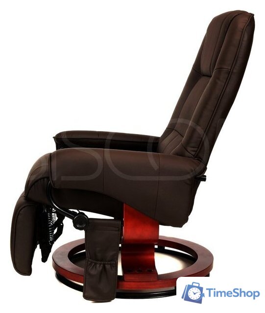 Массажное кресло Calviano 1583 (коричневый) - Изображение №7 — Интернет-магазин Time-Shop