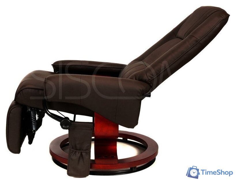Массажное кресло Calviano 1583 (коричневый) - Изображение №8 — Интернет-магазин Time-Shop