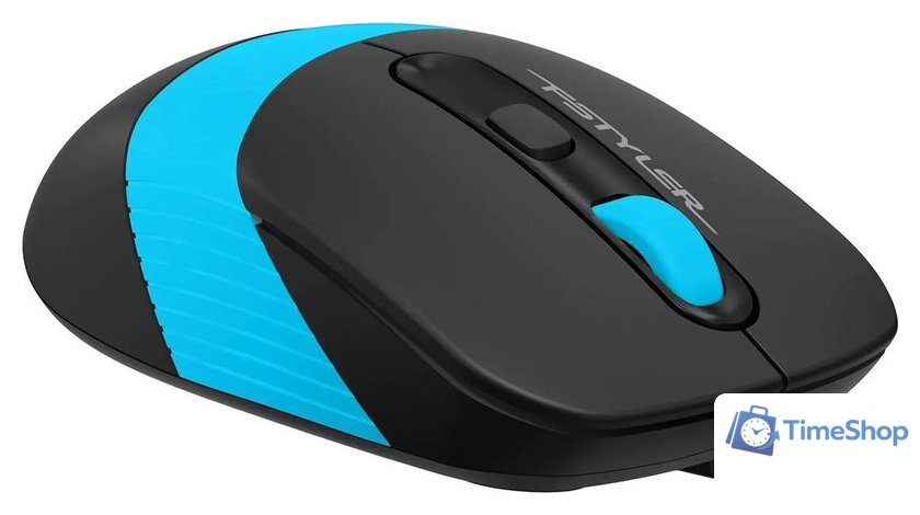 Мышь A4Tech Fstyler FM10S (голубой/черный) - Изображение №2 — Интернет-магазин Time-Shop