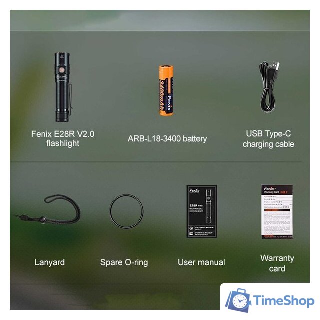 Фонарь Fenix E28R V2.0 - Изображение №11 — Интернет-магазин Time-Shop